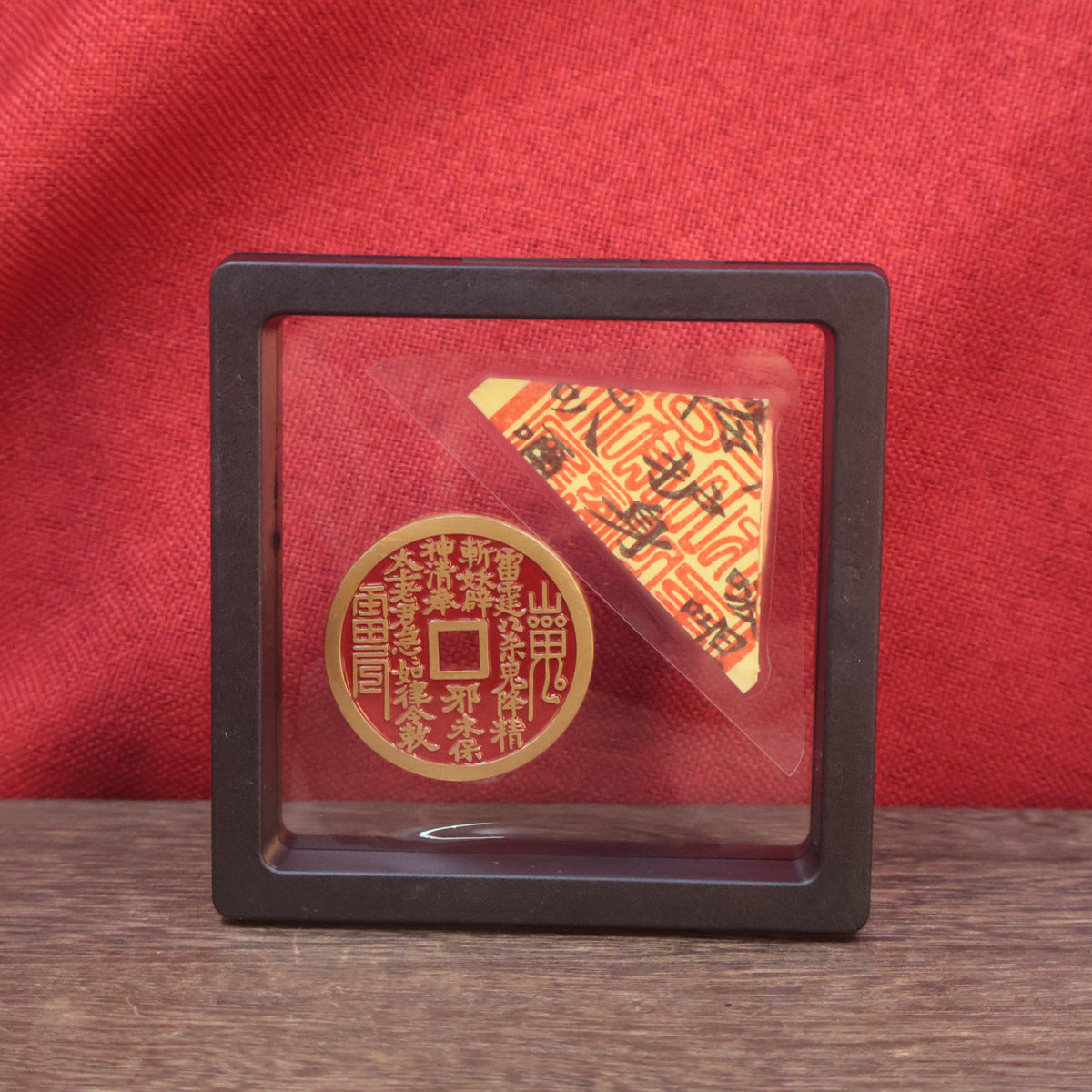 山鬼花銅錢招財八卦錢壓勝錢仿古工藝銅錢收藏批發擺件