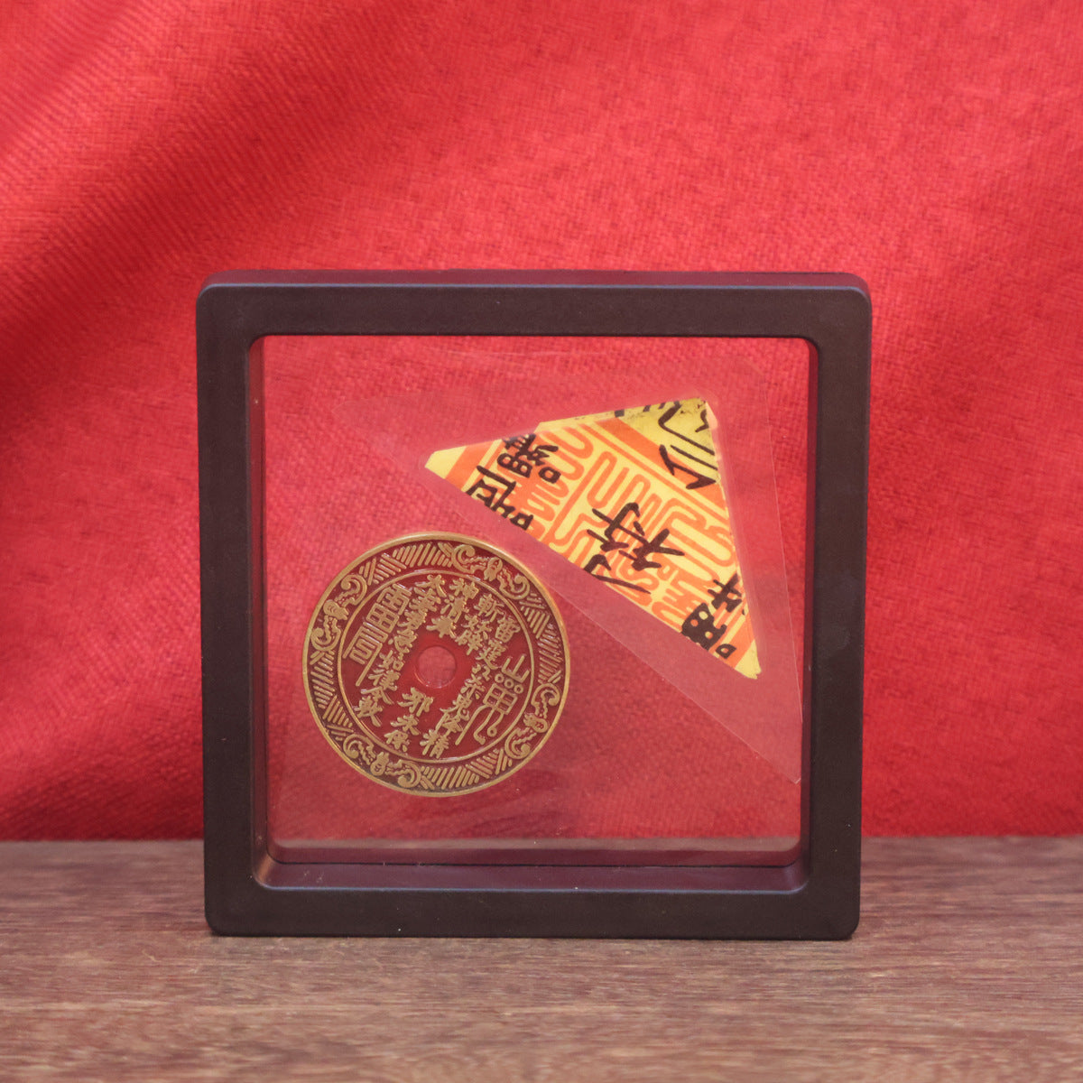 山鬼花銅錢招財八卦錢壓勝錢仿古工藝銅錢收藏批發擺件